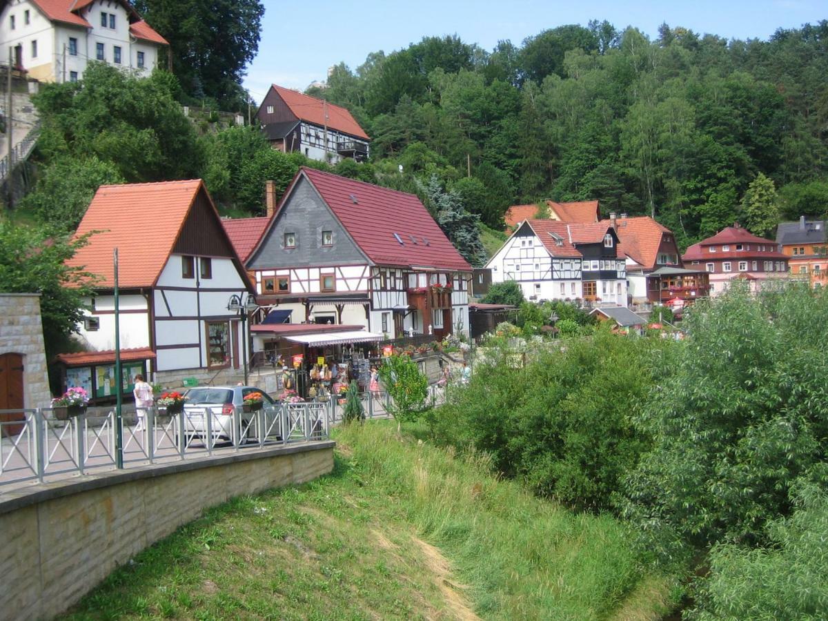 Ferienwohnung Am Grunbach Rathen Dış mekan fotoğraf