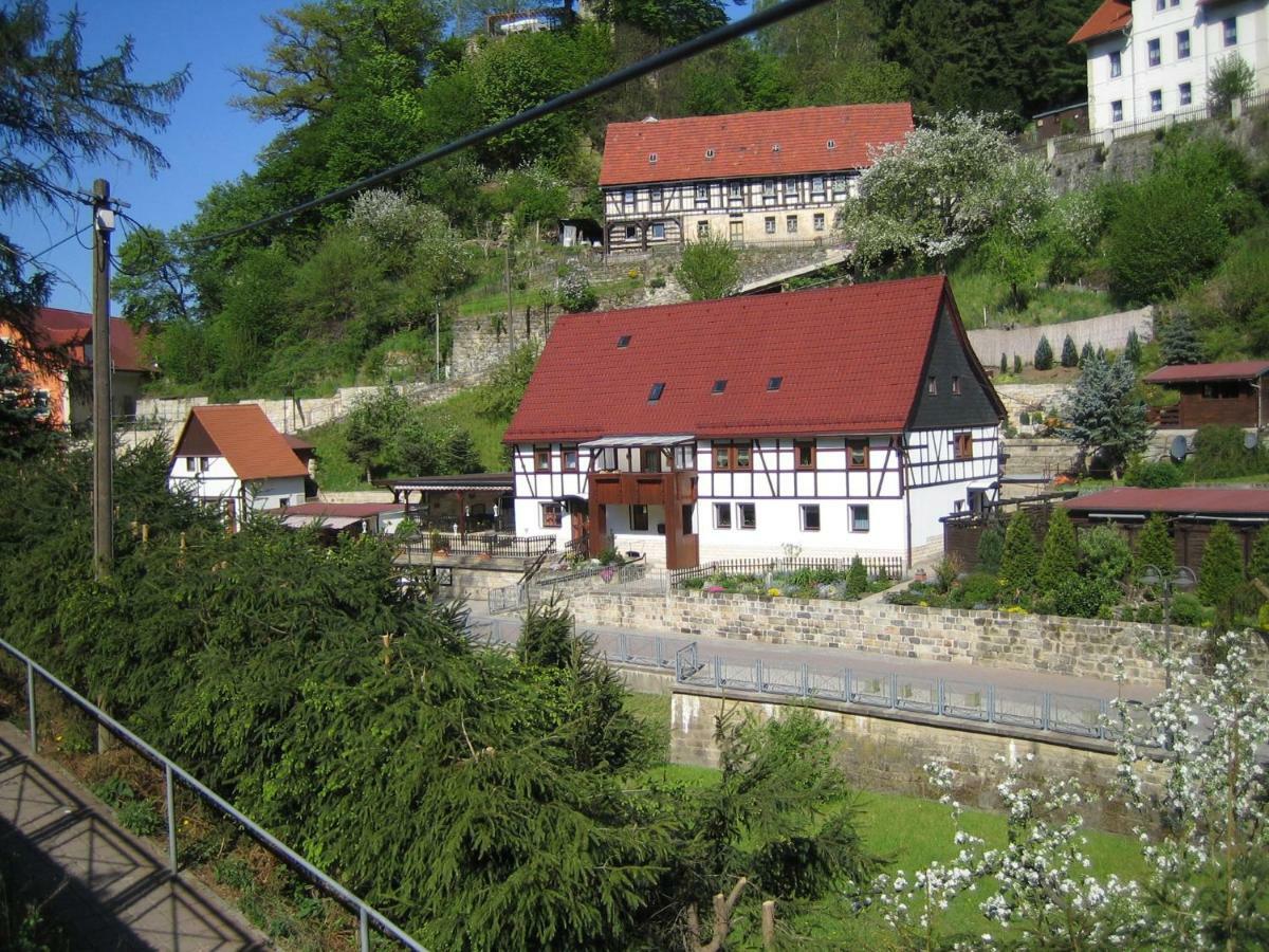 Ferienwohnung Am Grunbach Rathen Dış mekan fotoğraf