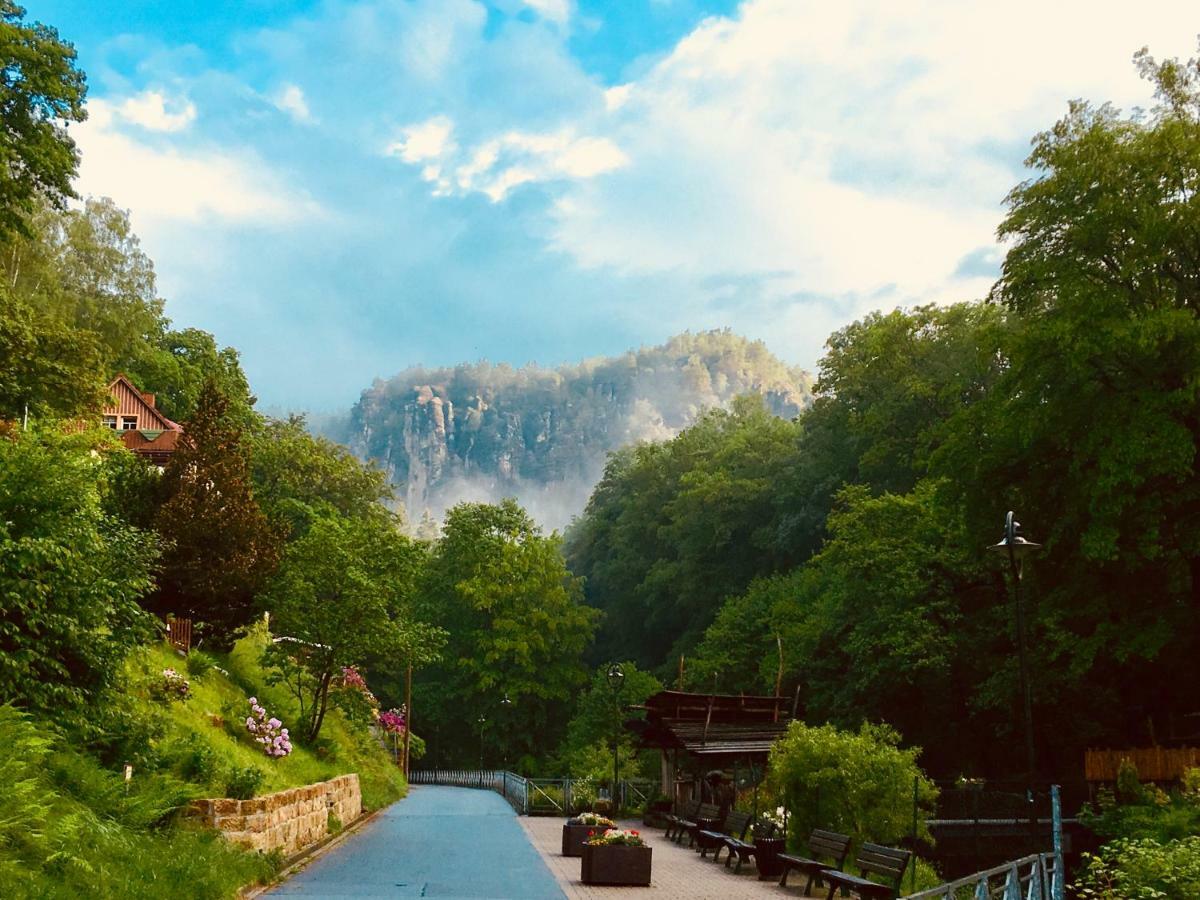 Ferienwohnung Am Grunbach Rathen Dış mekan fotoğraf