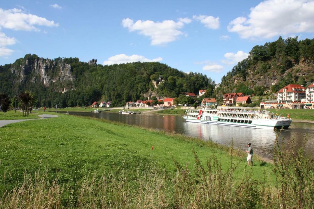 Ferienwohnung Am Grunbach Rathen Dış mekan fotoğraf