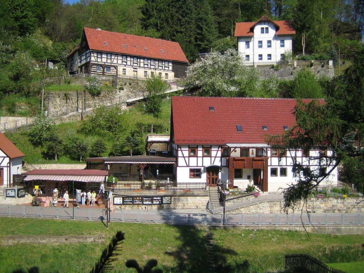 Ferienwohnung Am Grunbach Rathen Dış mekan fotoğraf